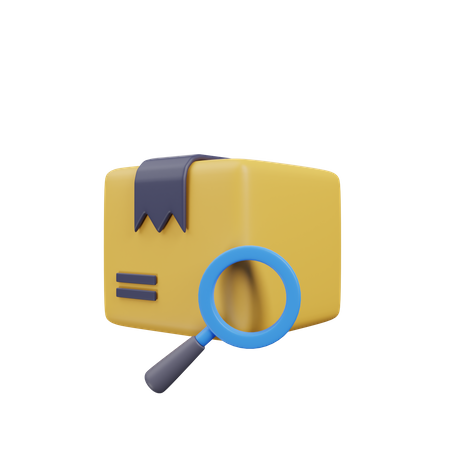 Package Search  3D Icon