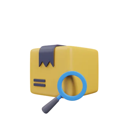 Package Search  3D Icon