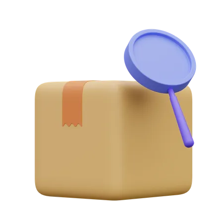 Package Search  3D Icon