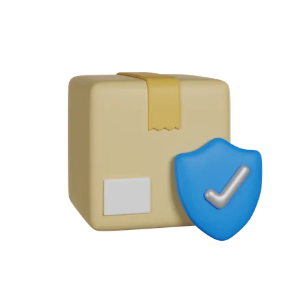 Package Security Delivery 3 D Render Icon 3D Icon