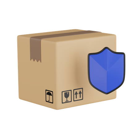 Package security  3D Icon