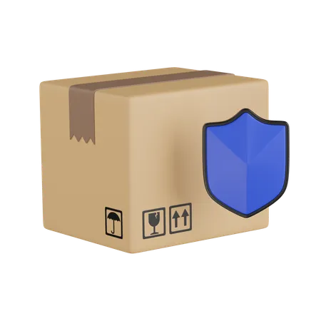 Package security  3D Icon