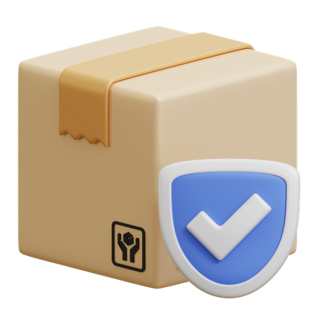 Package Security  3D Icon