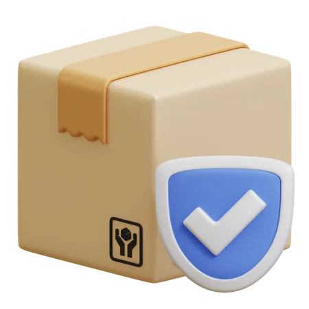 Package Security  3D Icon