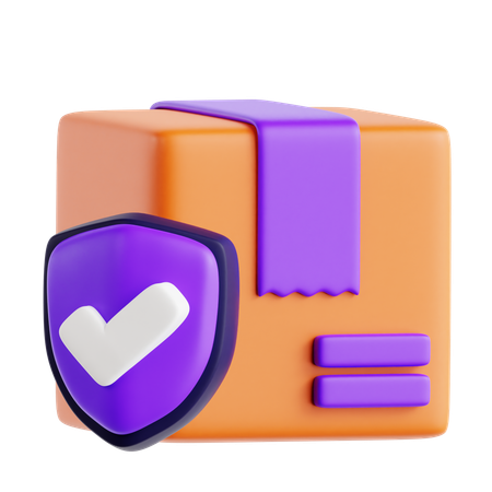 Package Security  3D Icon