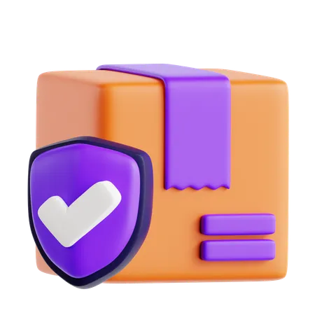 Package Security  3D Icon