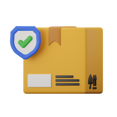 Package Security  3D Icon