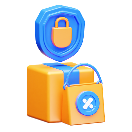 Package Security  3D Icon