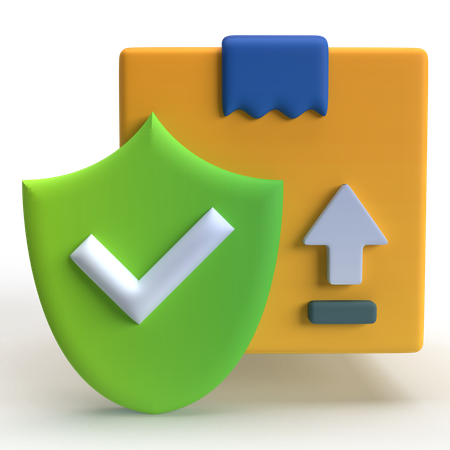 Package Security  3D Icon