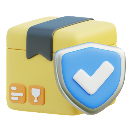 Package Security  3D Icon