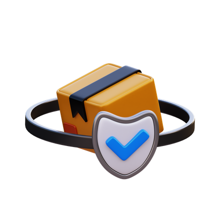 Package Security  3D Icon