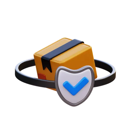 Package Security  3D Icon