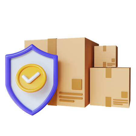 Package Security  3D Icon