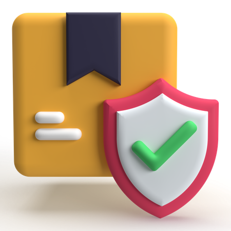 Package Security  3D Icon