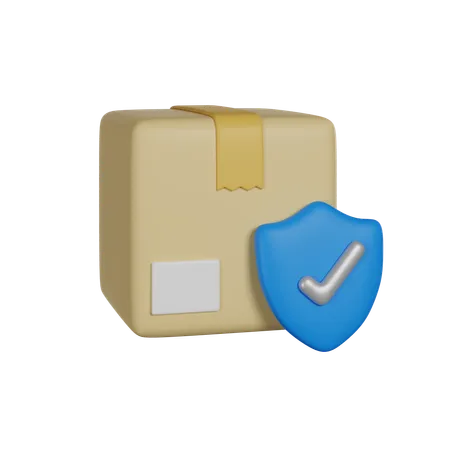 Package Security  3D Icon