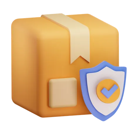 Package Security  3D Icon