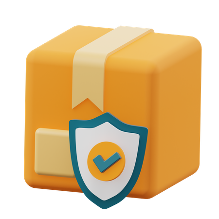 Package Security  3D Icon