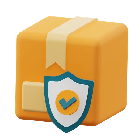 Package Security  3D Icon