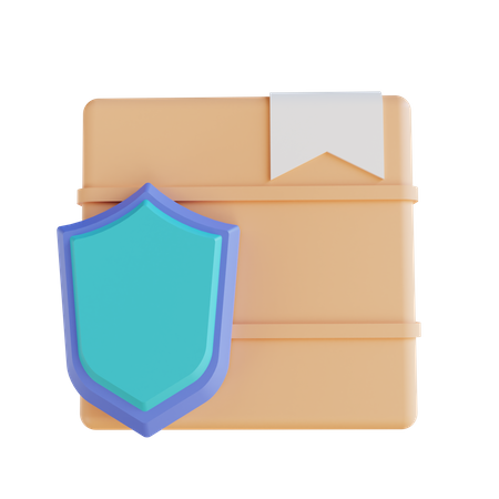 Package Security 3D Icon