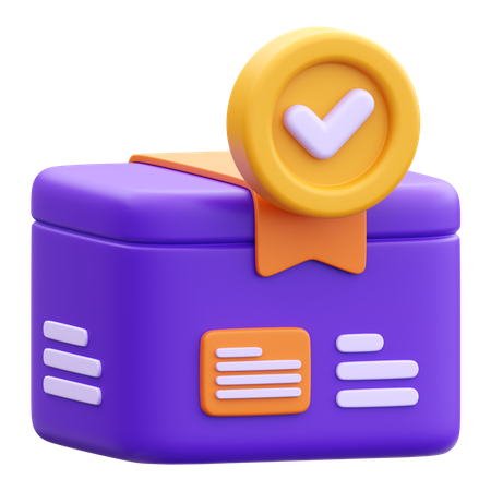 Package Security  3D Icon