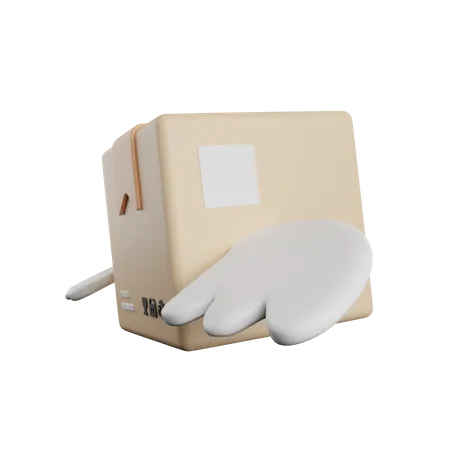 Package Send  3D Icon