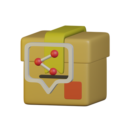 Package Share  3D Icon