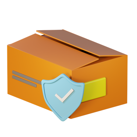 Package Shield  3D Icon