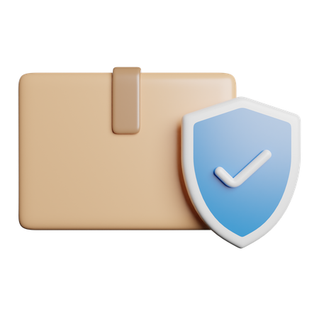 Package Shield  3D Icon