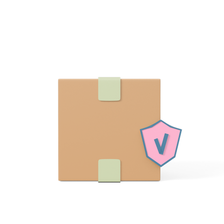 Package Shield  3D Icon