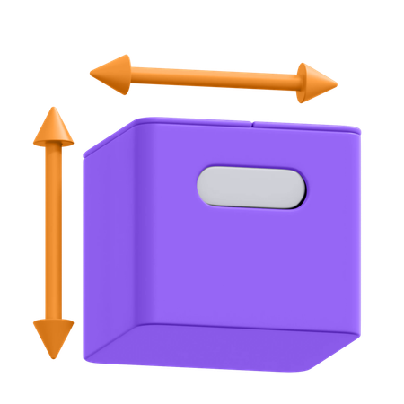 Package Size  3D Icon