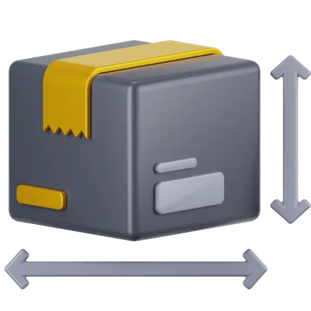 Package Size  3D Icon