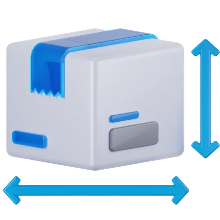 Package Size  3D Icon