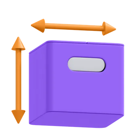 Package Size  3D Icon