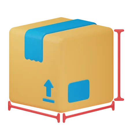 Package Size  3D Icon