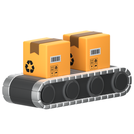 Package Sorting  3D Icon