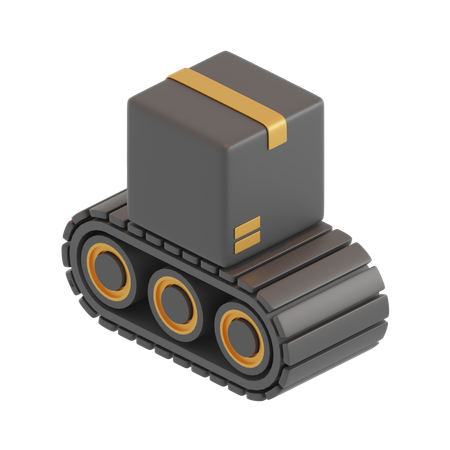Package Sorting  3D Icon