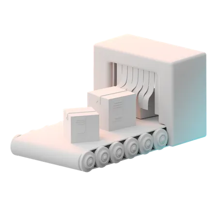 Package Sorting  3D Icon
