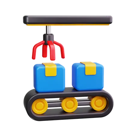 Package Sorting  3D Icon