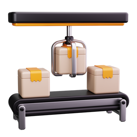 Package Sorting  3D Icon