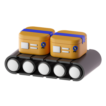 Package Sorting  3D Icon