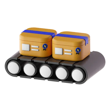 Package Sorting  3D Icon