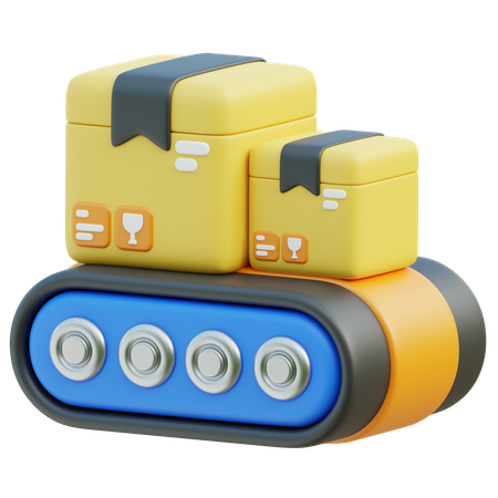 Package Sorting  3D Icon