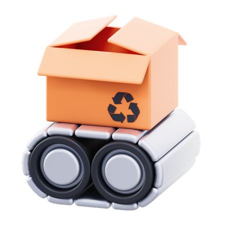 Package Sorting  3D Icon