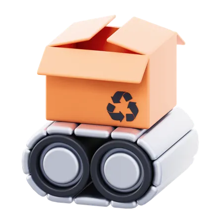 Package Sorting  3D Icon