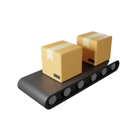 Package Sorting  3D Icon