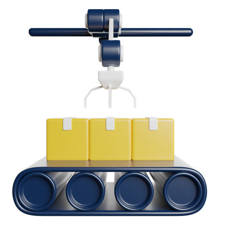 Package Sorting  3D Icon