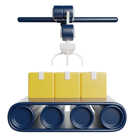 Package Sorting  3D Icon