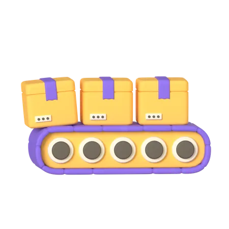 Package Sorting  3D Icon