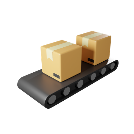 Package Sorting  3D Icon