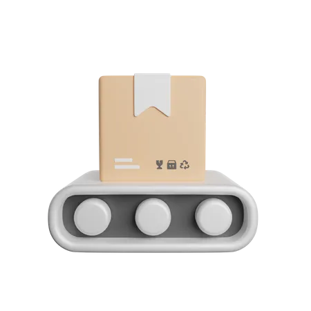 Packaging Process 3D Icon